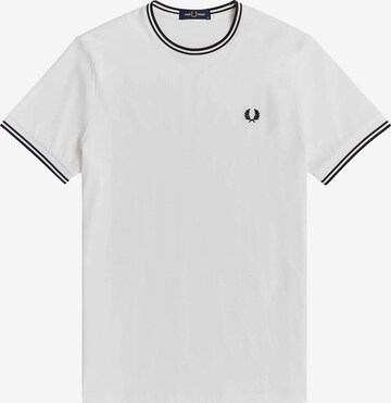 Fred Perry Shirt in Wit: voorkant