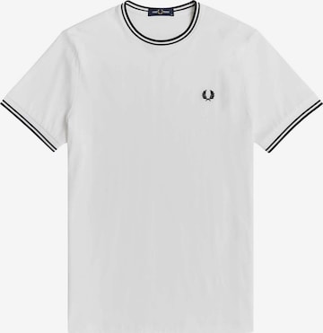 Fred Perry Shirt in White: front