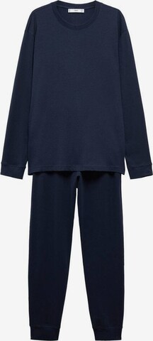 MANGO MAN Pyjama in Blau: predná strana