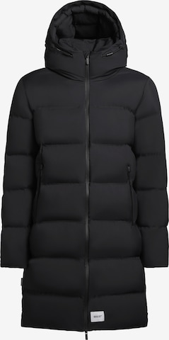 Manteau d’hiver ' CAIUS2 ' khujo en noir : devant