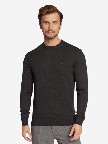 TOMMY HILFIGER Tricot 'PIMA ORG CTN CASHMERE MW0MW28046' in Grijs
