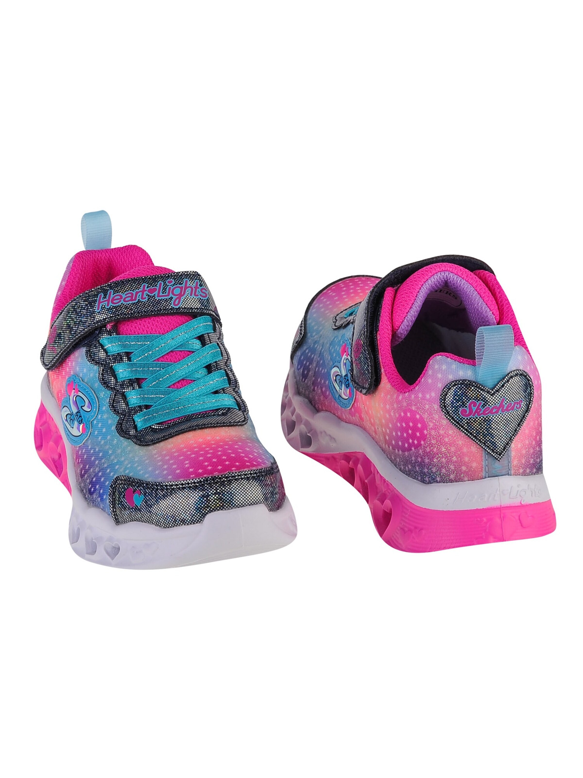 SKECHERS Sneakers 'Skechers Flutter Heart Lights' in Roze