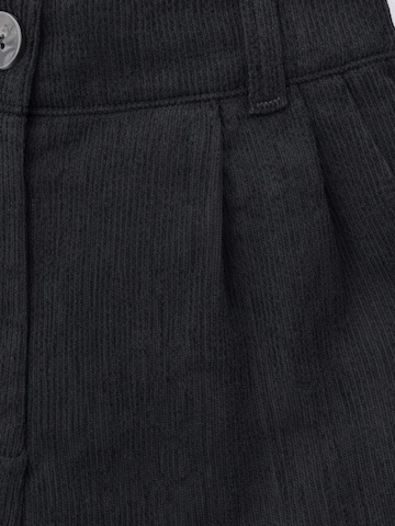 MixRay Wide leg Bandplooibroek in Zwart