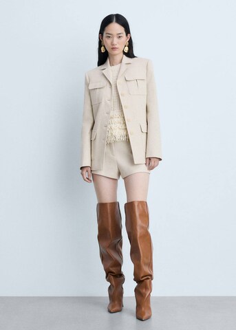 MANGO Blazer 'Patrizia' in Beige: Vorderseite