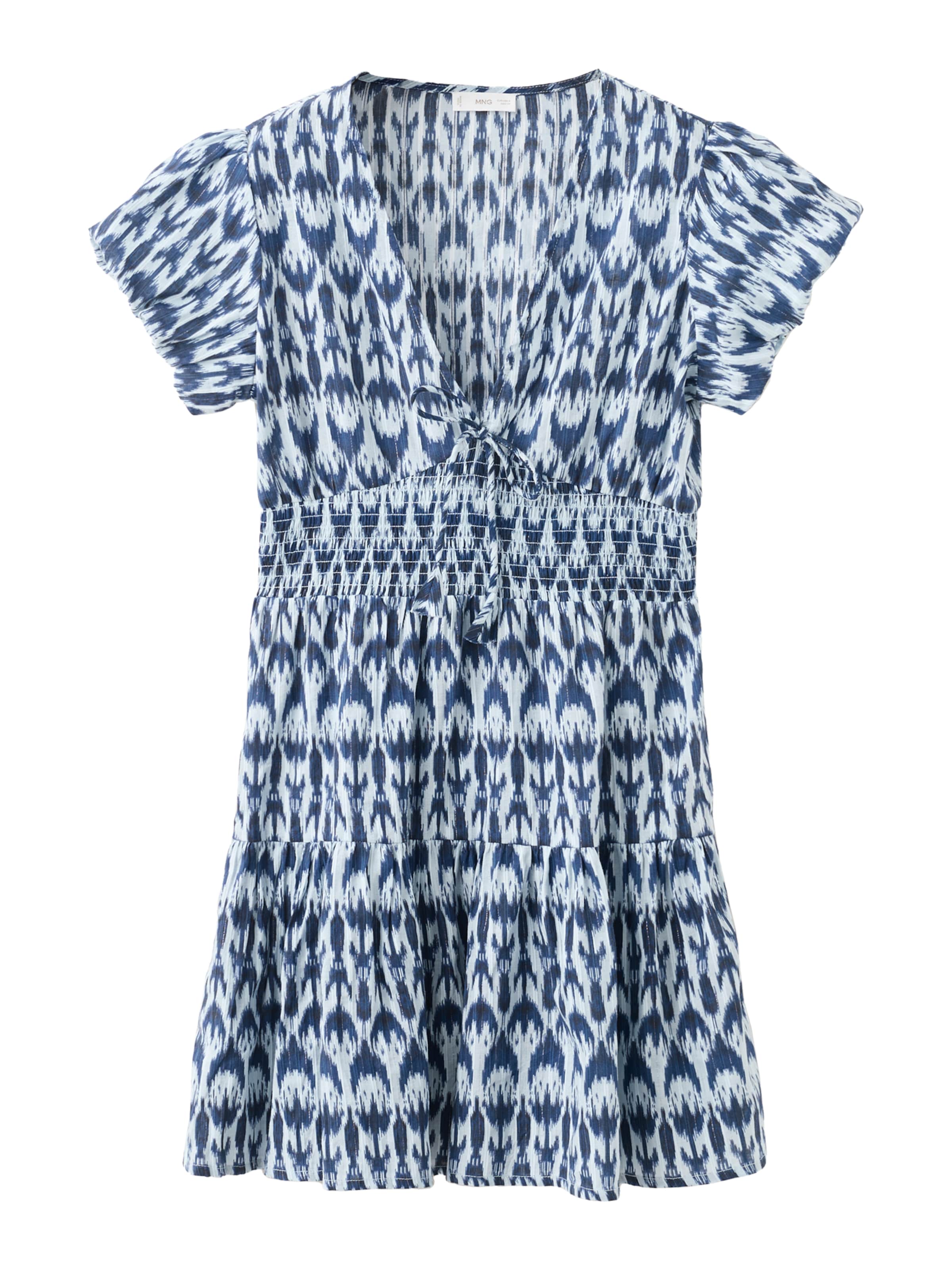 Robe MANGO TEEN en bleu : devant