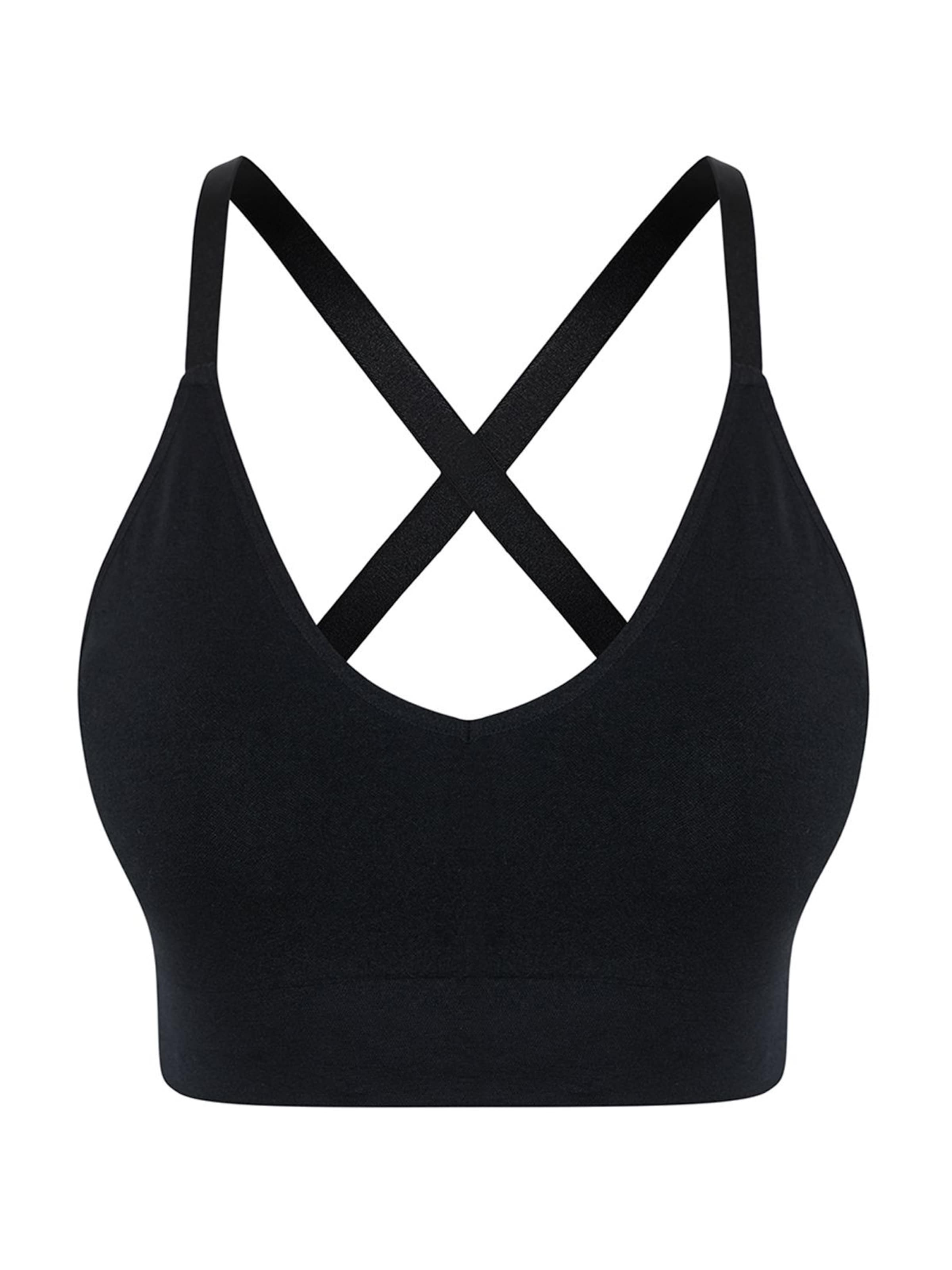 Trendyol Bustier Sport bh in Zwart: voorkant
