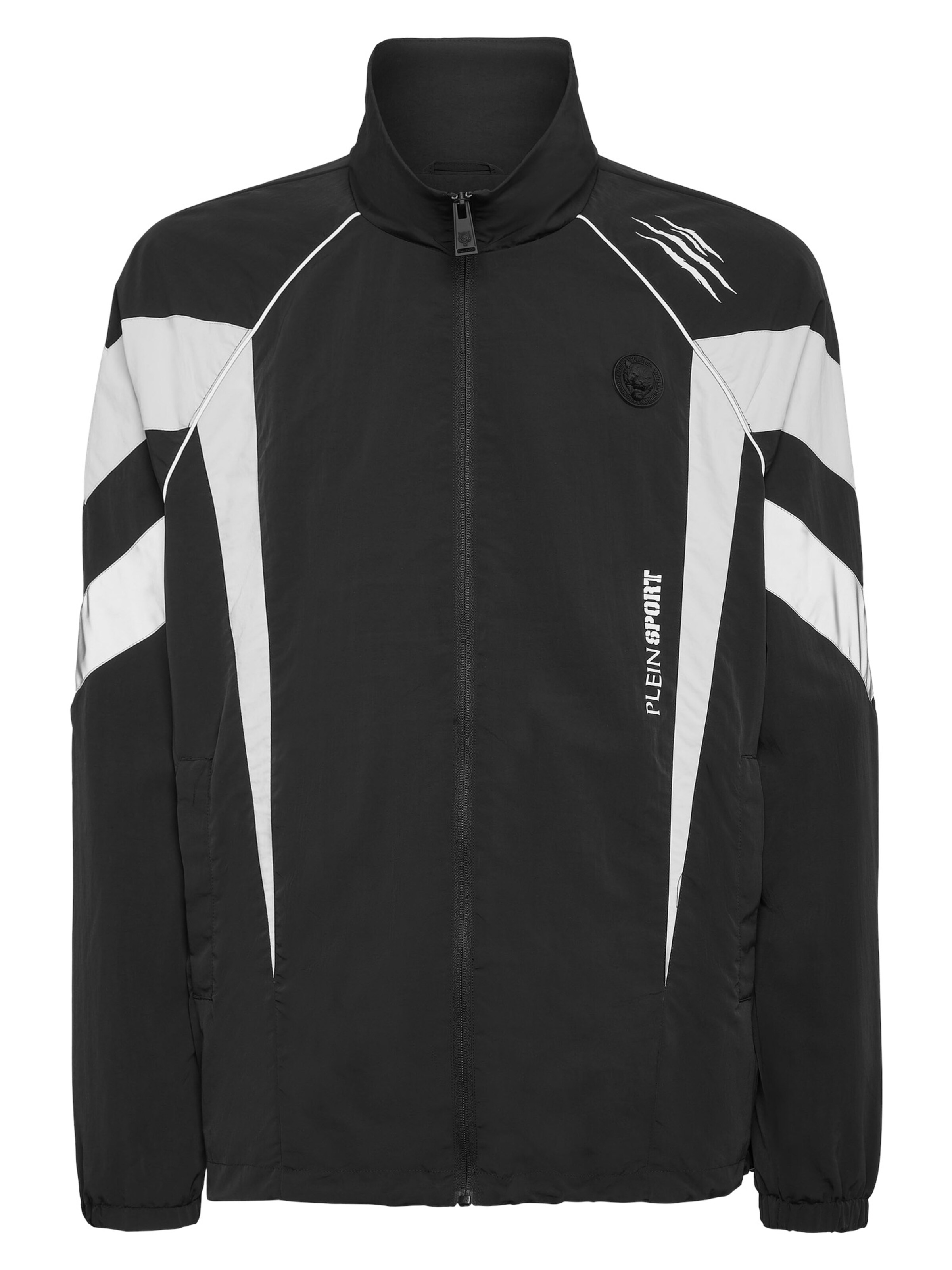 Giacca per l'allenamento di Plein Sport in nero: frontale