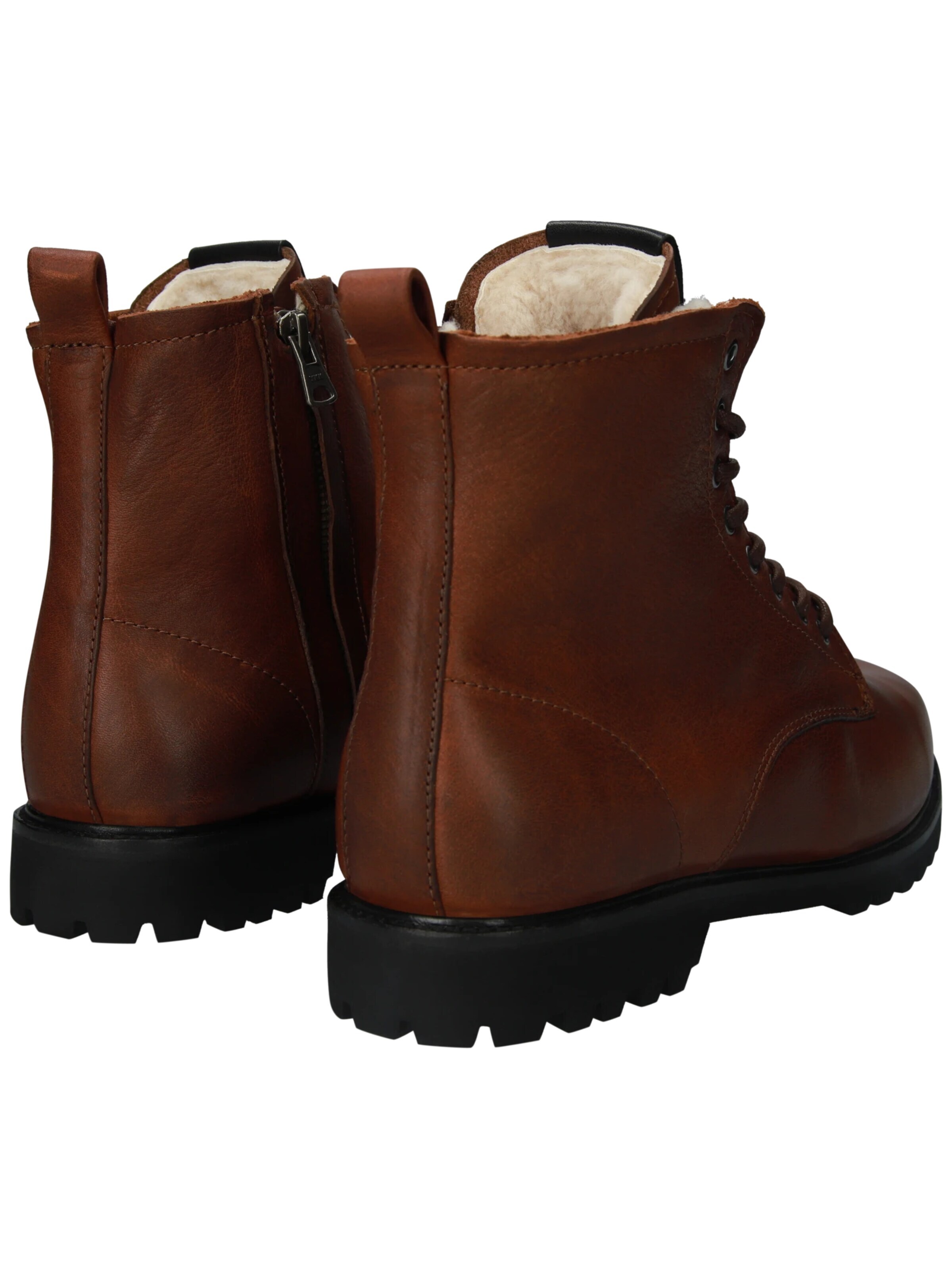 BLACKSTONE - Botas con cordones 'JAXON' en marrón
