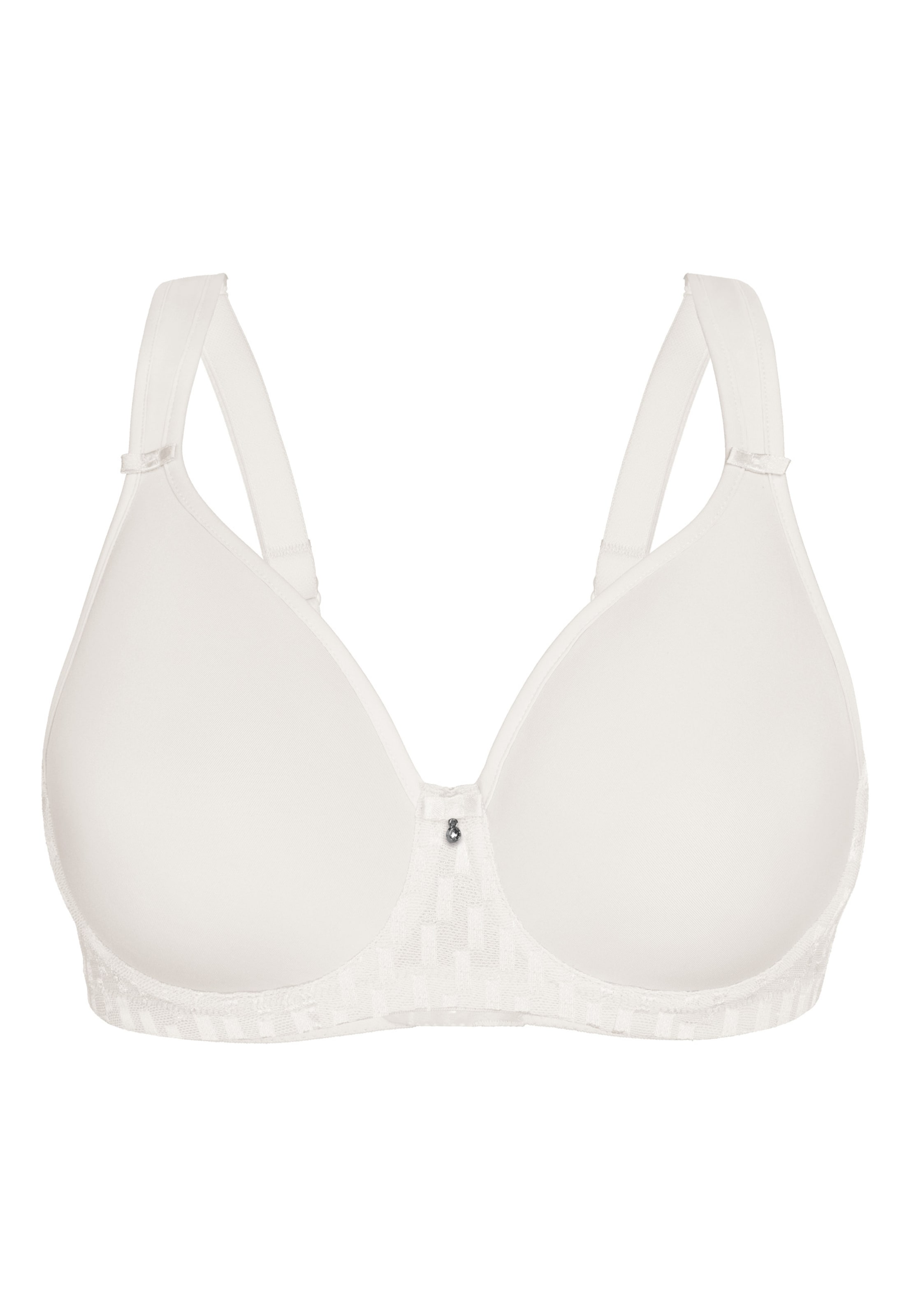 sassa T-Shirt BH in Weiß: Vorderseite