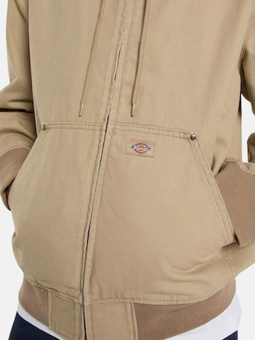 DICKIES Övergångsjacka 'UNLINED CANVAS HOODED' i beige