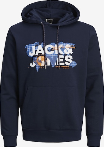 JACK & JONES Collegepaita 'Dust' värissä sininen: edessä