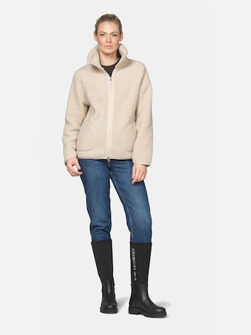 Veste en polaire 'BONDEDPILE01' ILSE JACOBSEN en beige