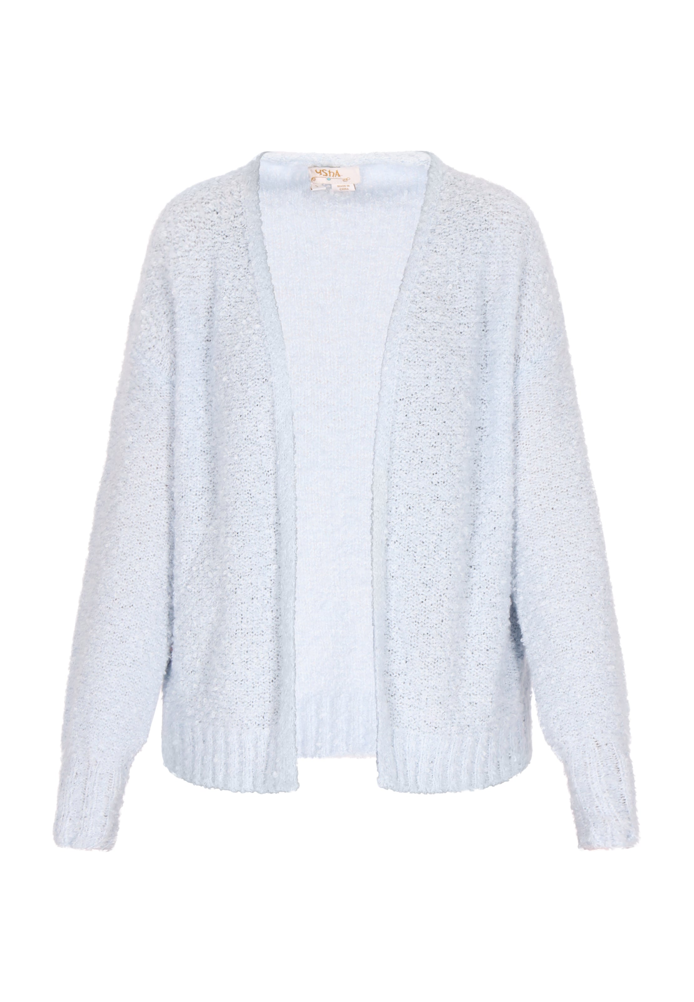 Geacă tricotată de la usha FESTIVAL pe albastru: față