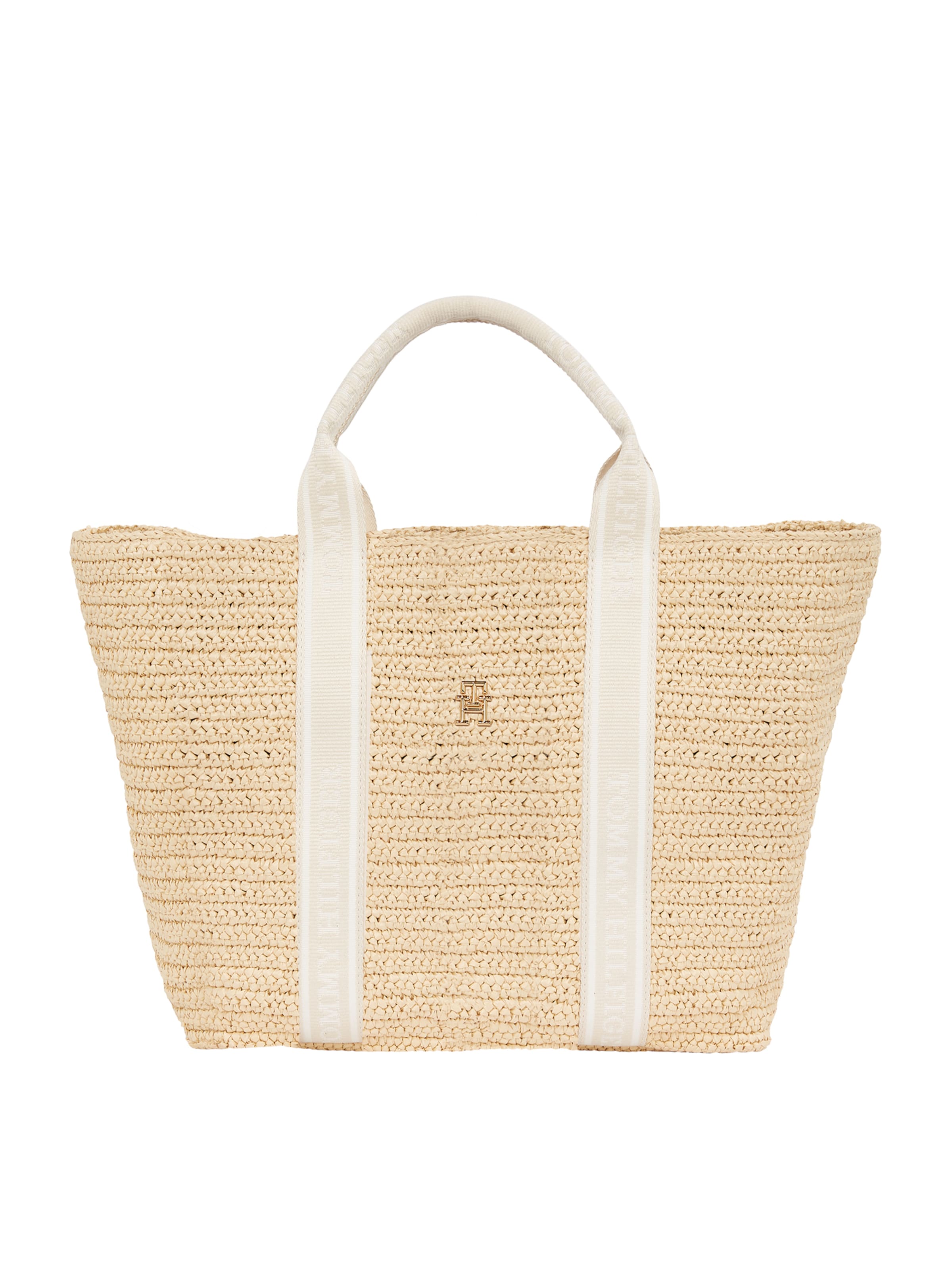 TOMMY HILFIGER Μεγάλη τσάντα 'Spring' σε μπεζ: μπροστά