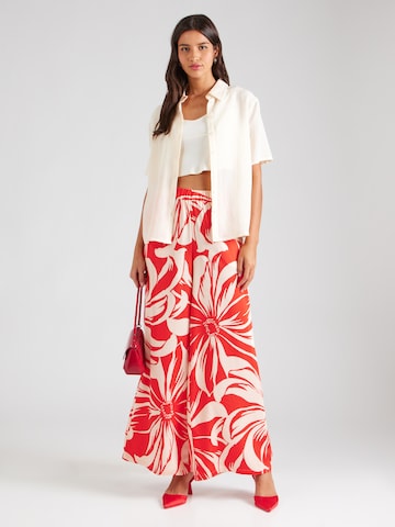ONLY Wide leg Παντελόνι 'ONLMILLY' σε κόκκινο
