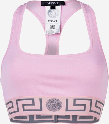 VERSACE Bralette Bra in Pink: front