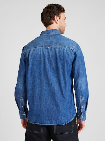 G-Star RAW Regular fit Overhemd 'Nimes' in Blauw