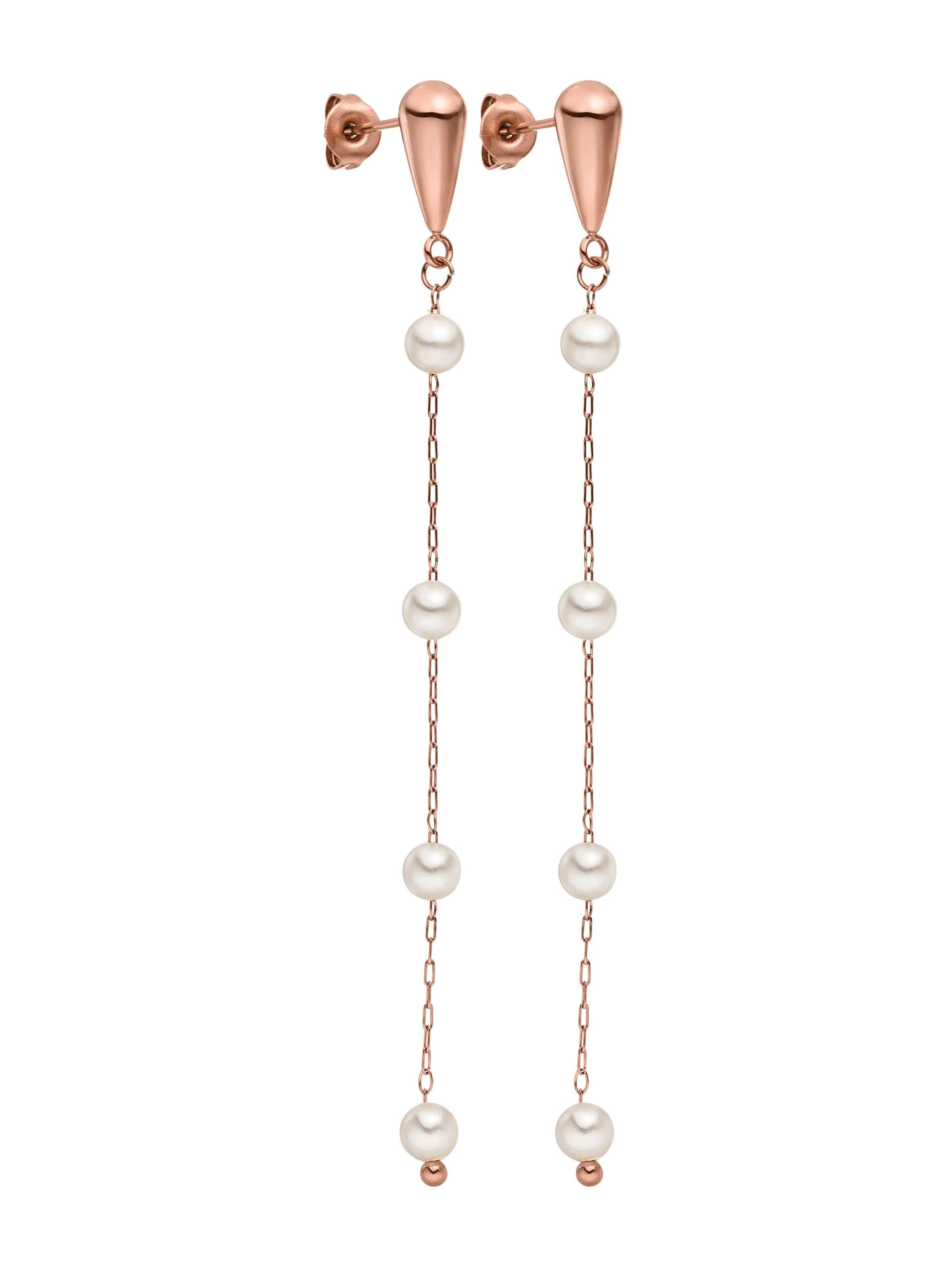 PURELEI Ohrringe 'Dewdrop' in Gold: Vorderseite