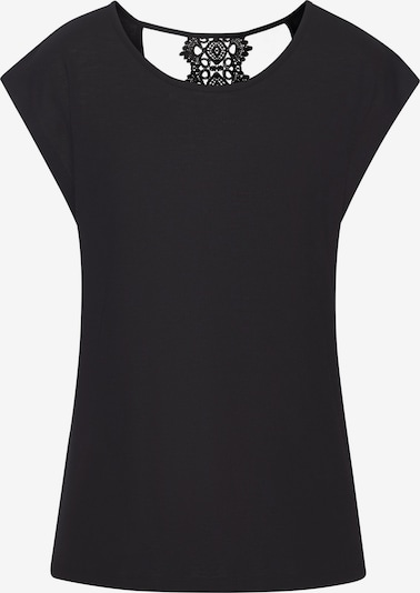 LASCANA T-Shirt in schwarz, Produktansicht