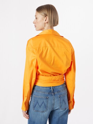 SECOND FEMALE - Blusa 'Closa' em laranja