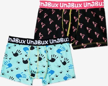 UNABUX Boxershorts in Blau: Vorderseite
