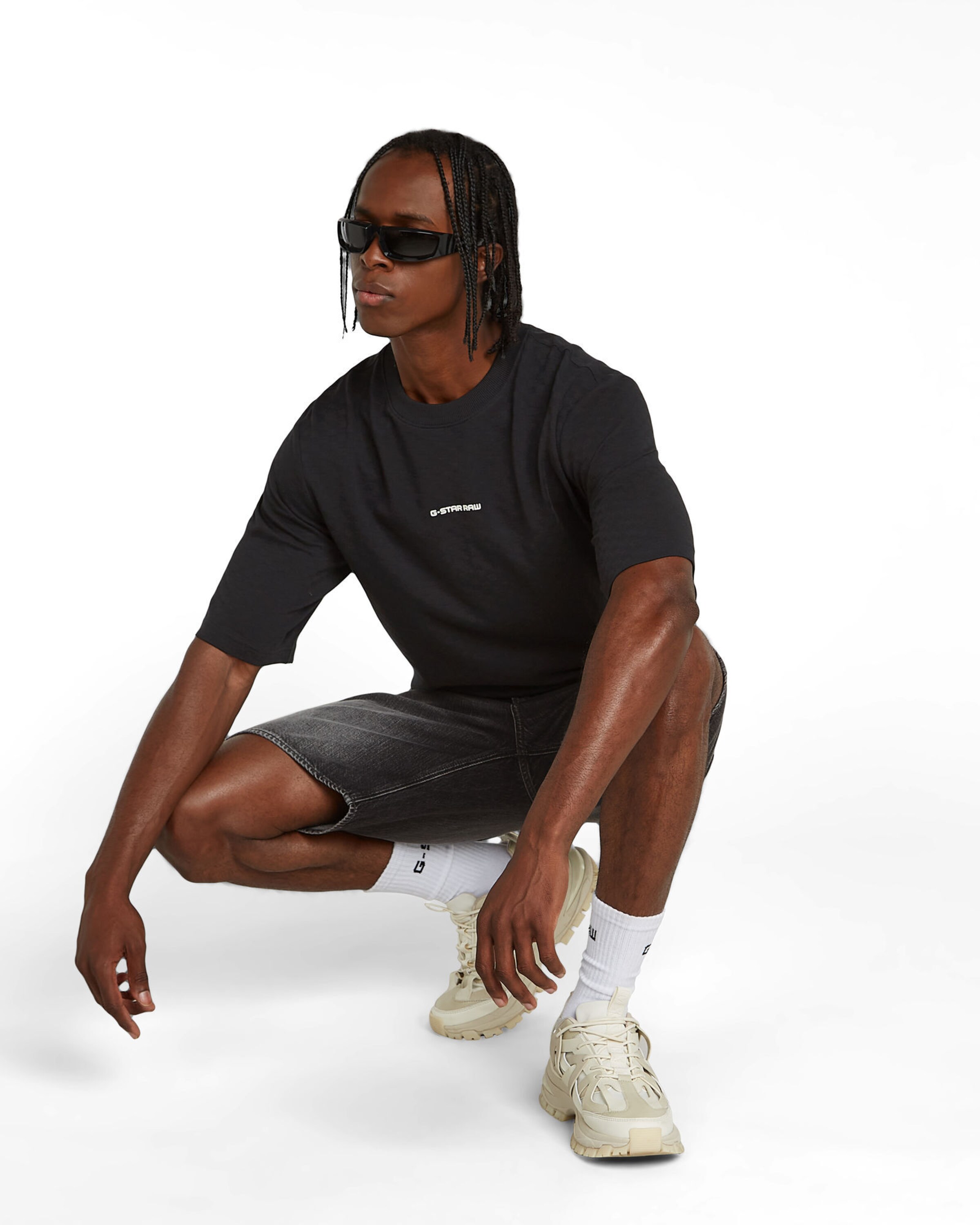 G-STAR Loosefit Jeans in Grijs