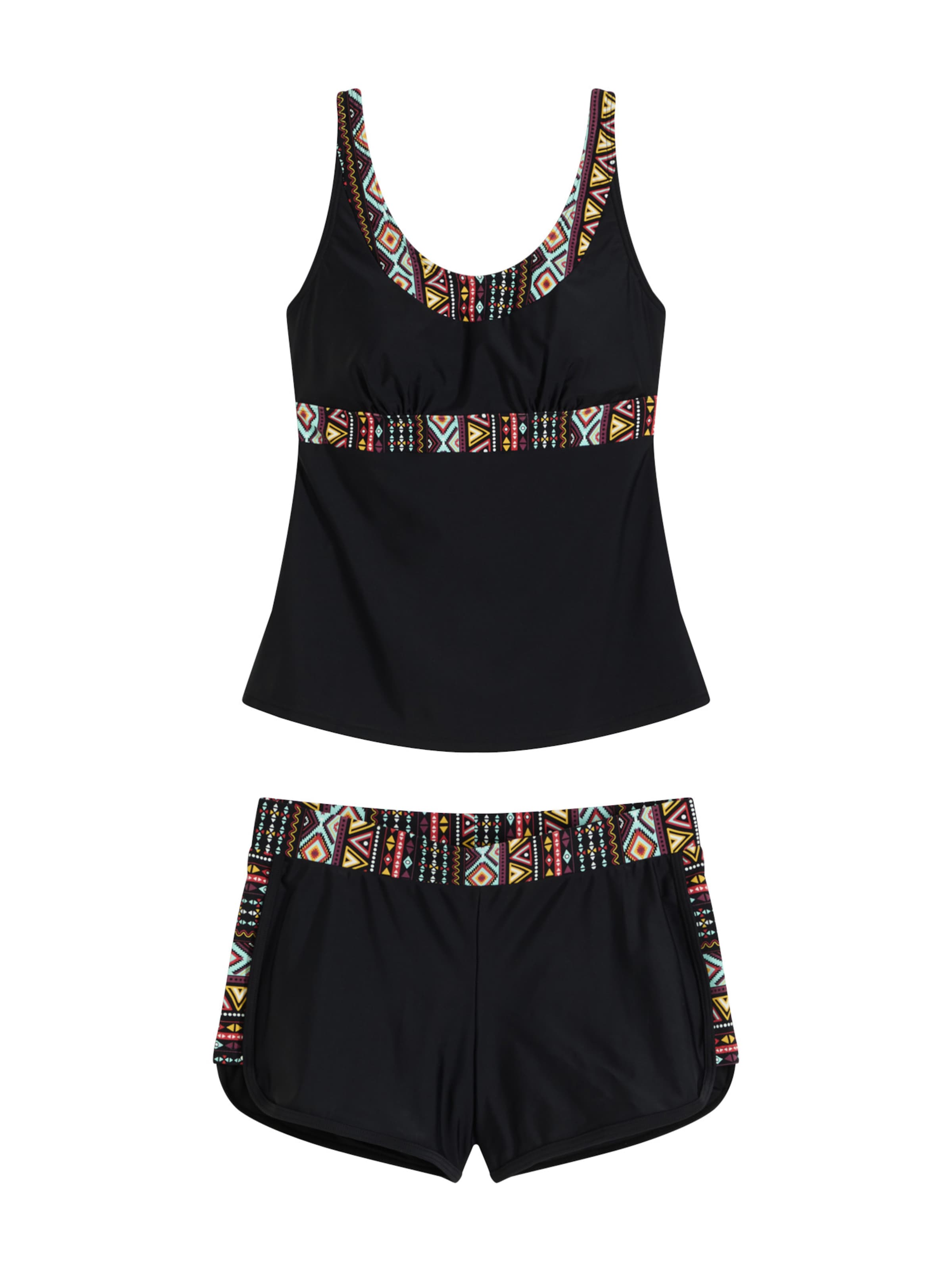 bonprix Tankini in Zwart: voorkant
