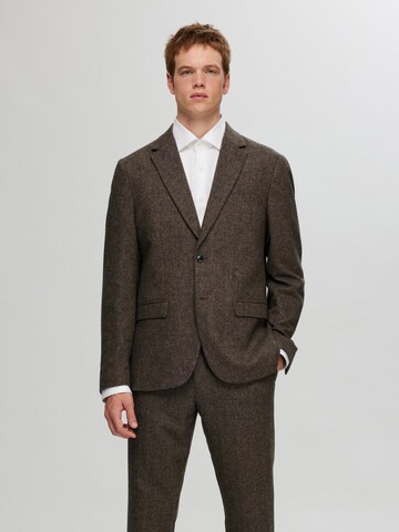 SELECTED HOMME Colbert in Bruin: voorkant