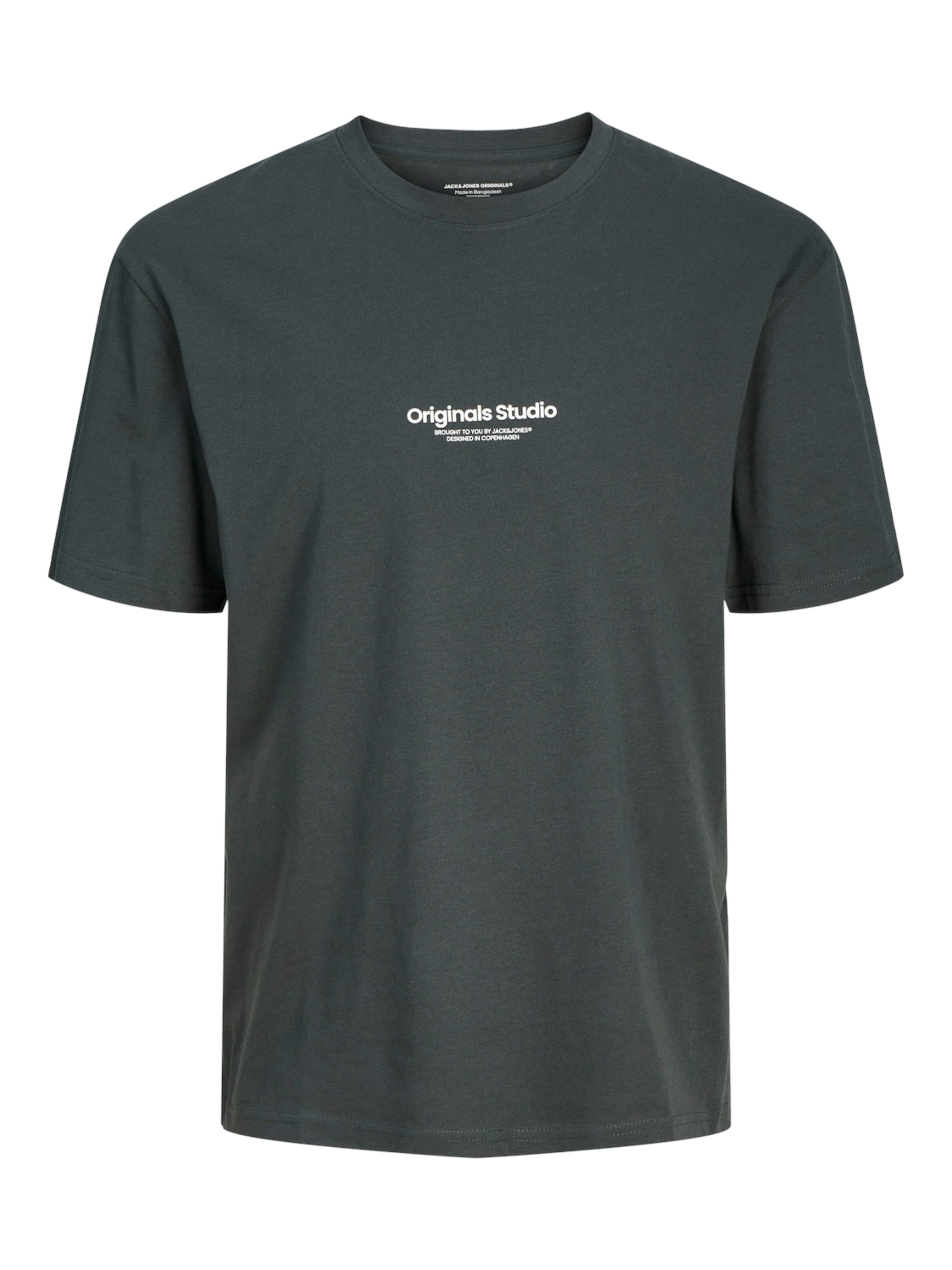 JACK & JONES Shirt 'JJVesterbro' in Grijs: voorkant