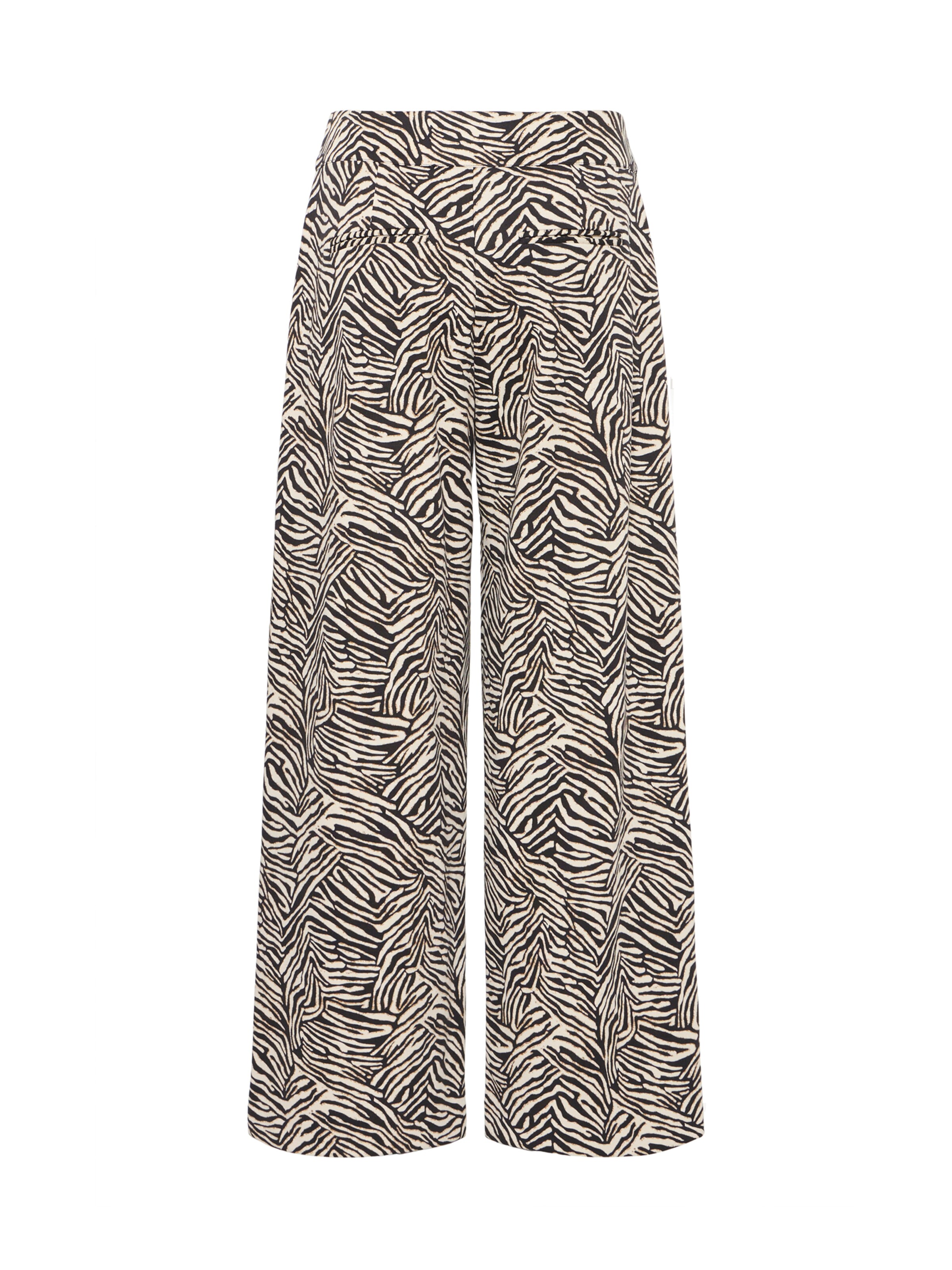 ICHI Wide leg Broek 'IHKATE' in Wit