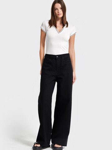 IT'S BASIC Baggy Jeans 'Baggy Mid Rise Jeans (Lenght 28)'‌‌‌‌‌‌‌‌‌ in Schwarz: Vorderseite