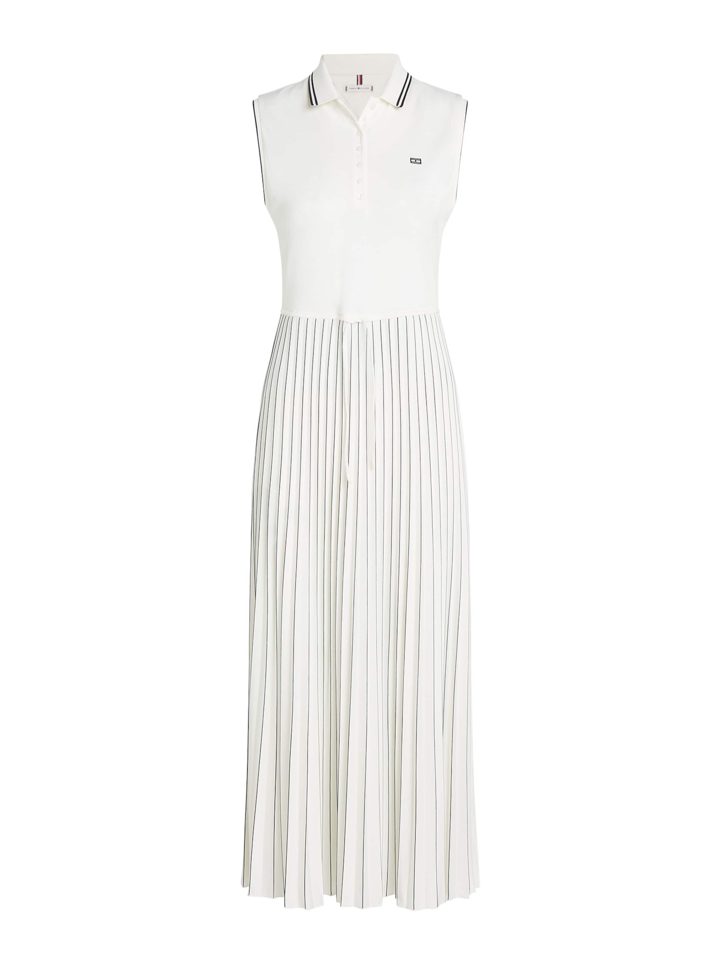 TOMMY HILFIGER Kleid in navy / weiß, Produktansicht