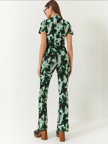 Bianco Lucci - Calças de fato em verde