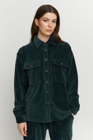 b.young Blouse 'Reina' in Green: front