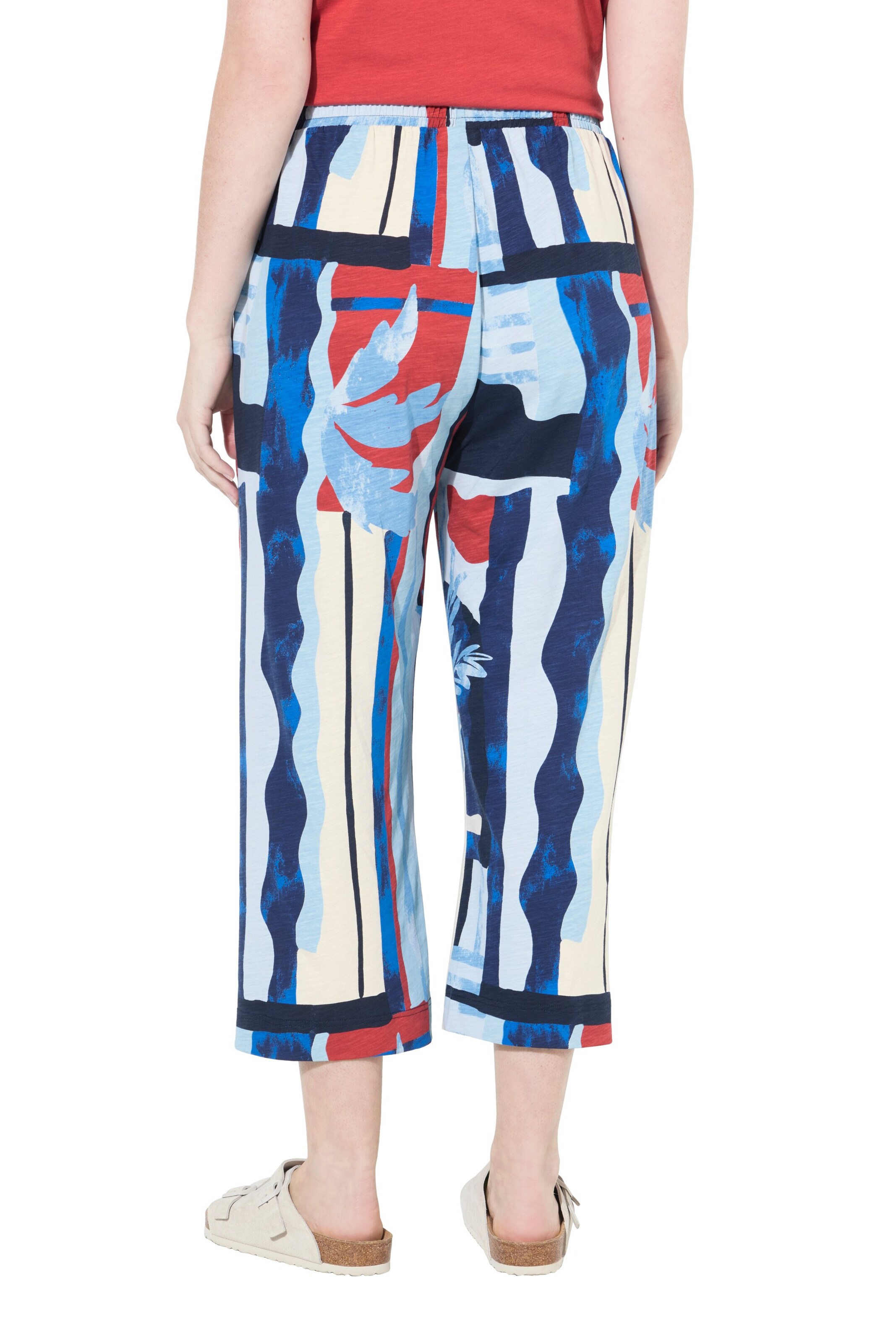 Ulla Popken Loosefit Broek in Blauw