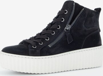 GABOR High-Top Sneakers in Black: front