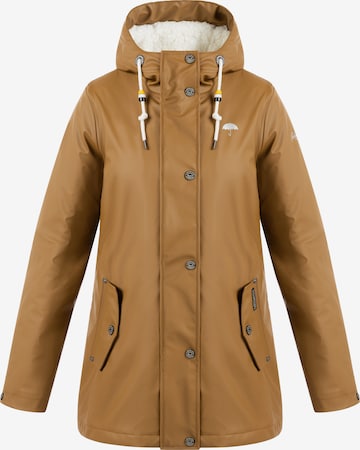 Schmuddelwedda - Chaqueta funcional en beige: frente