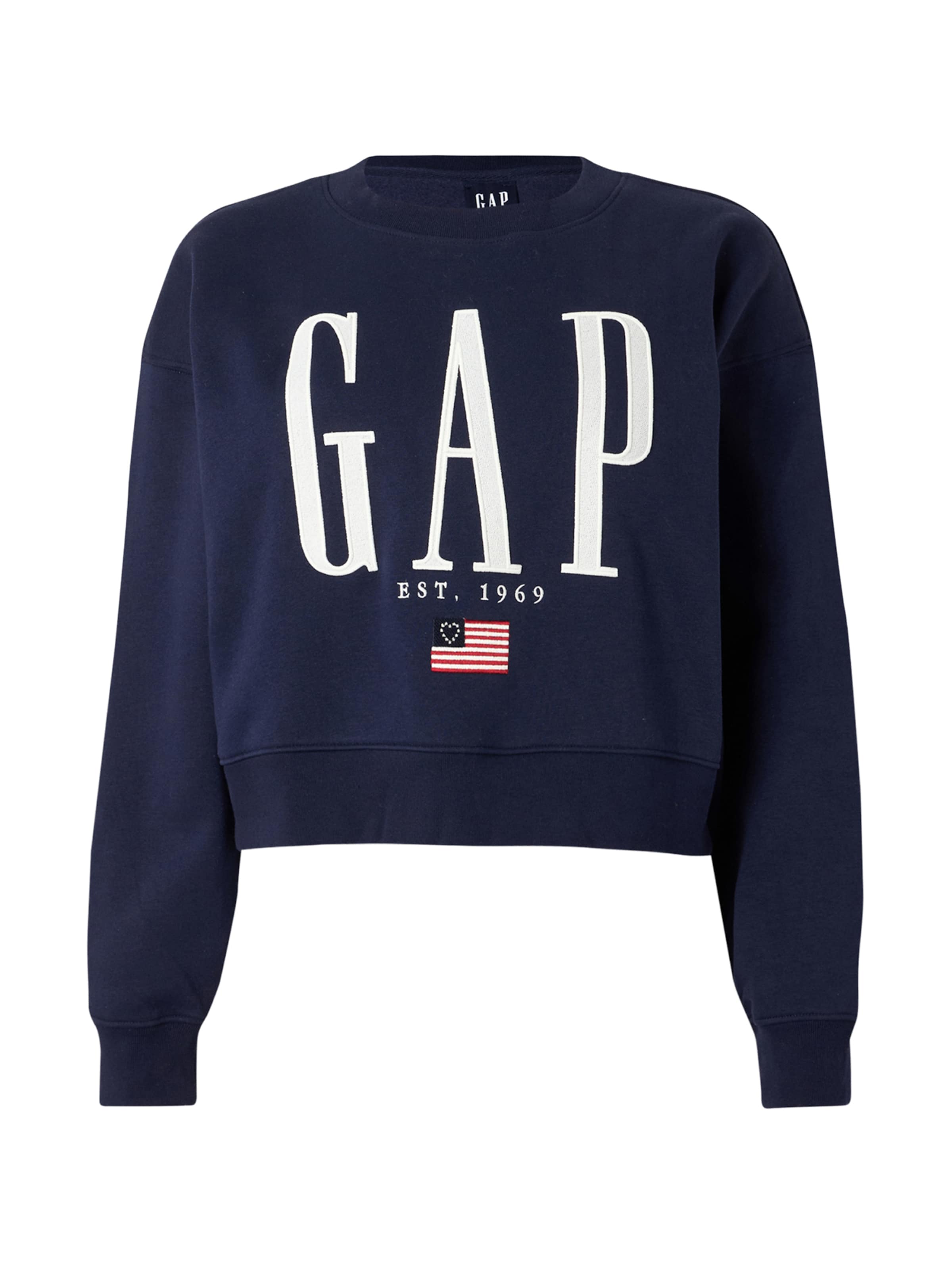 GAP Sweatshirt in Blau: Vorderseite