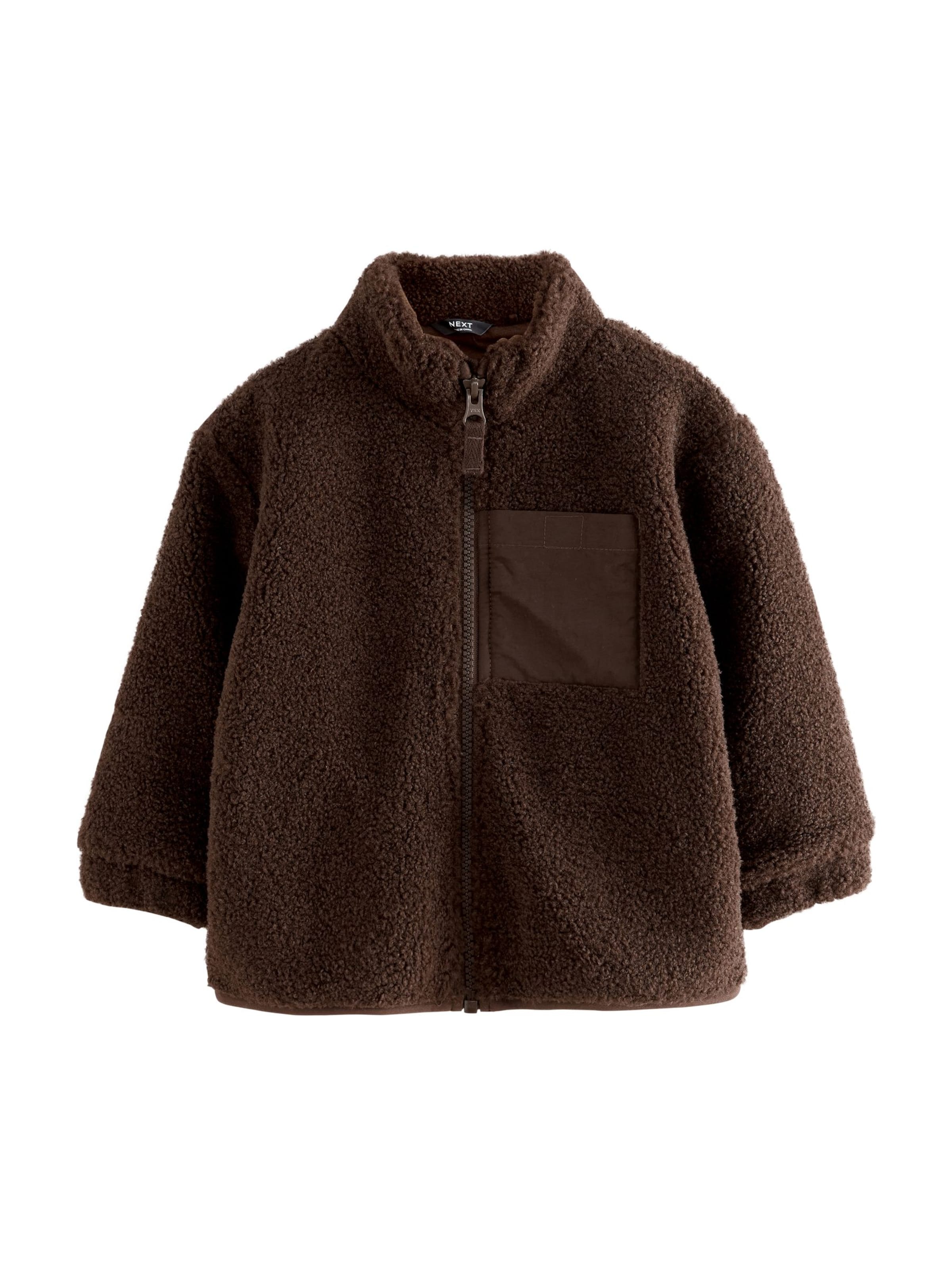 Next Jopa iz flisa | rjava barva: sprednja stran