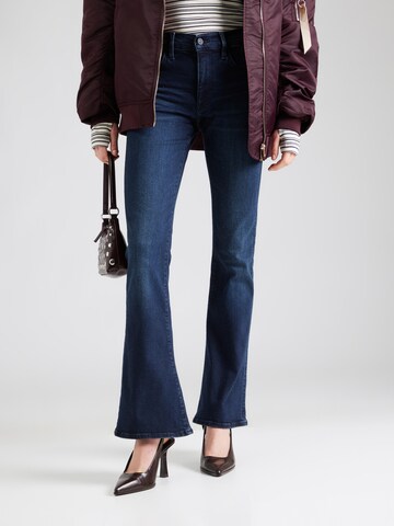 Evazați Jeans '3301' de la G-STAR pe albastru: față