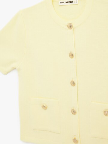 Koton Knit cardigan in Yellow