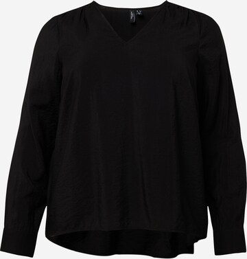 Camicia da donna 'Lena' di Vero Moda Curve in nero: frontale