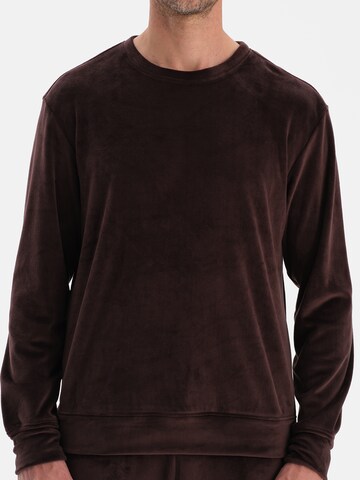 Pyjama long Dagi en marron