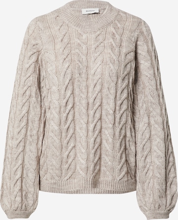 modström Sweater 'Nadim' in Brown: front