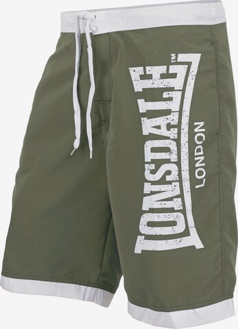 LONSDALE Board Shorts in Green: front