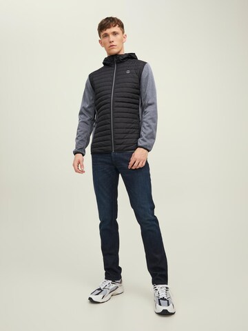 JACK & JONES Regularny krój Kurtka przejściowa w kolorze czarny