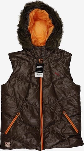 PUMA Weste L in Braun: Vorderseite