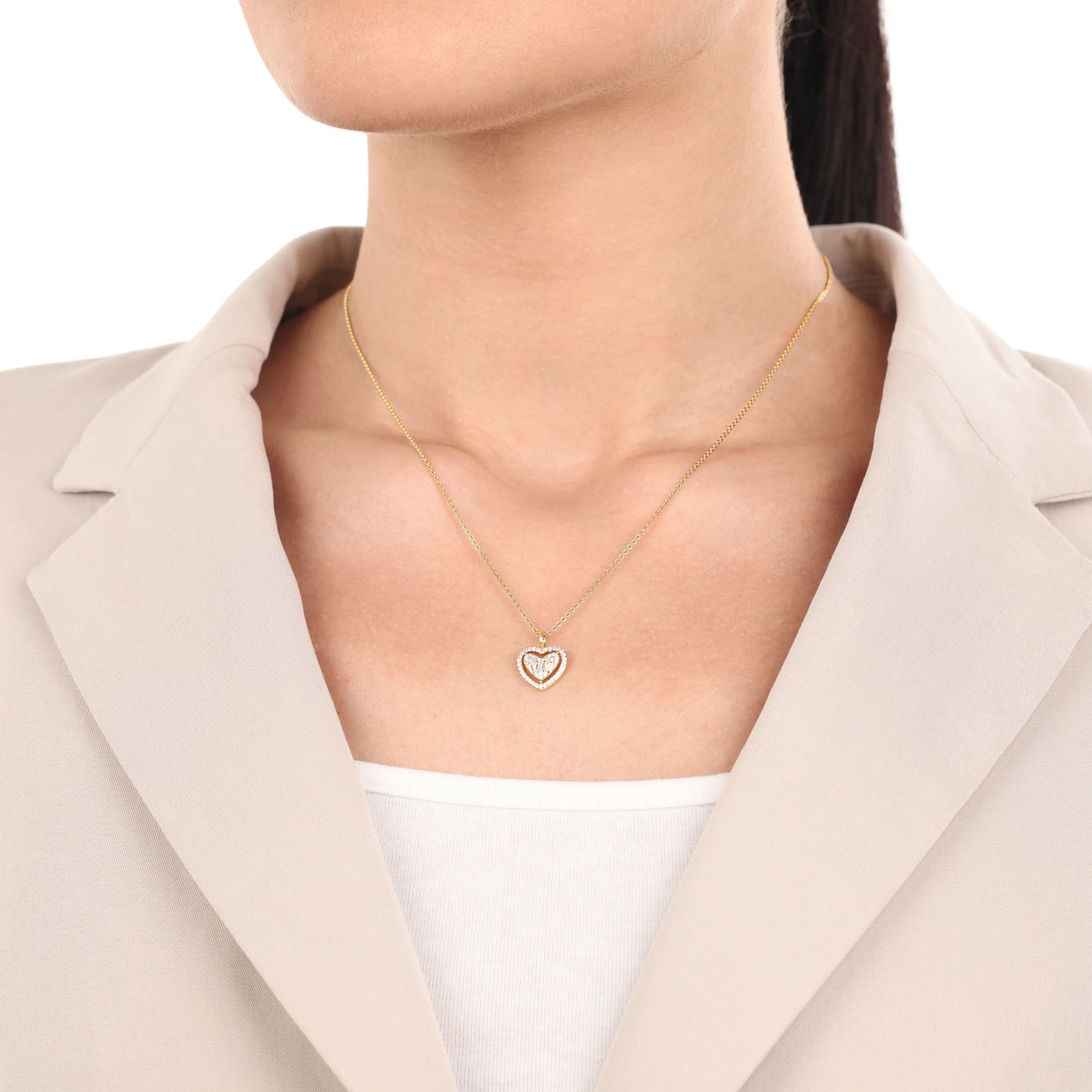 AMOR Anhänger in Gold: Vorderseite