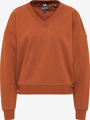 DreiMaster Vintage Sweatshirt in Braun: predná strana