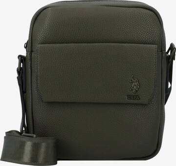 U.S. POLO ASSN. Crossbody Bag 'Seattle' in Green: front